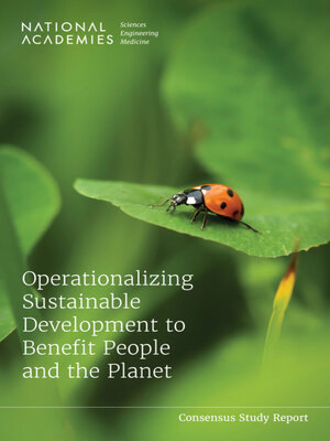 cover image of Operationalizing Sustainable Development to Benefit People and the Planet